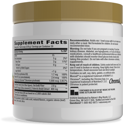 Nature's Way® | Weight Manager Drink Mix Powder - right side of pack Sku:14986