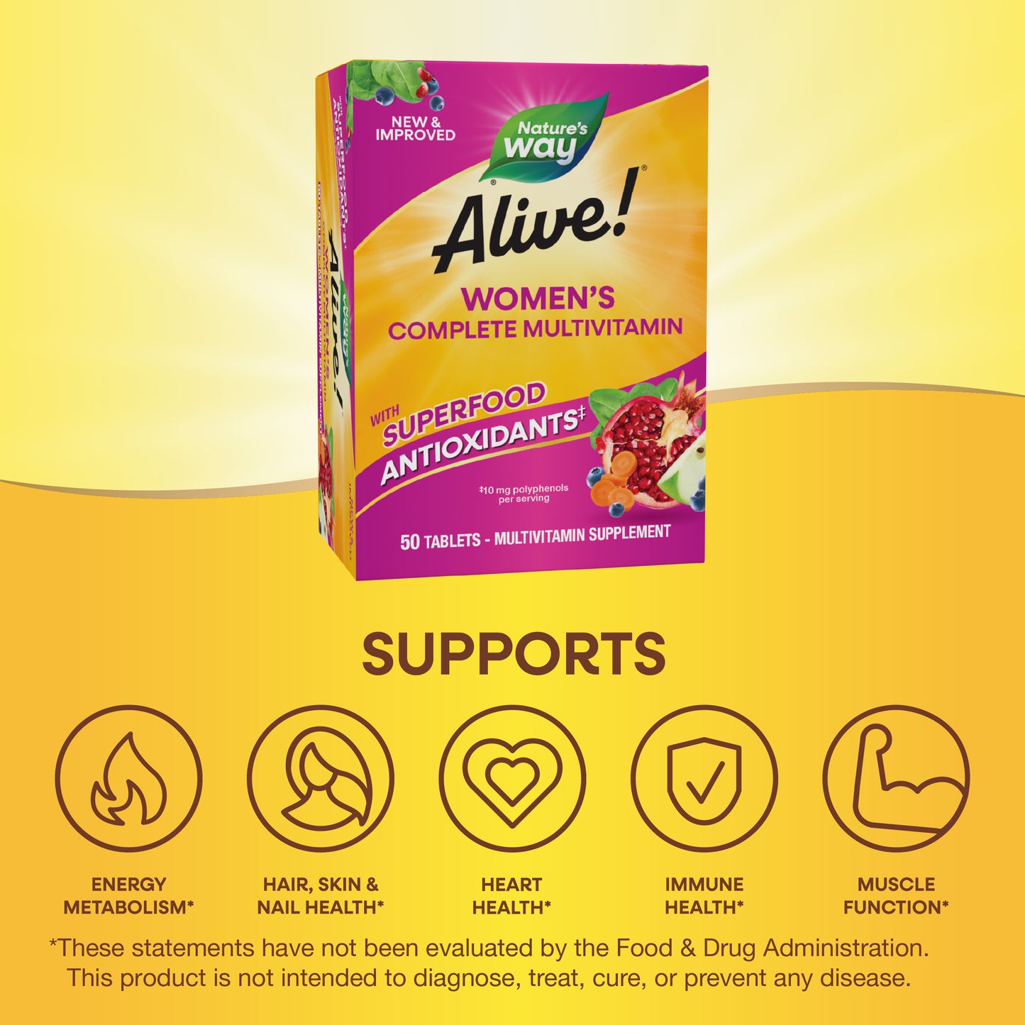 <{%MAIN6_13663%}>Nature's Way® | Alive!® Women's Complete Multivitamin