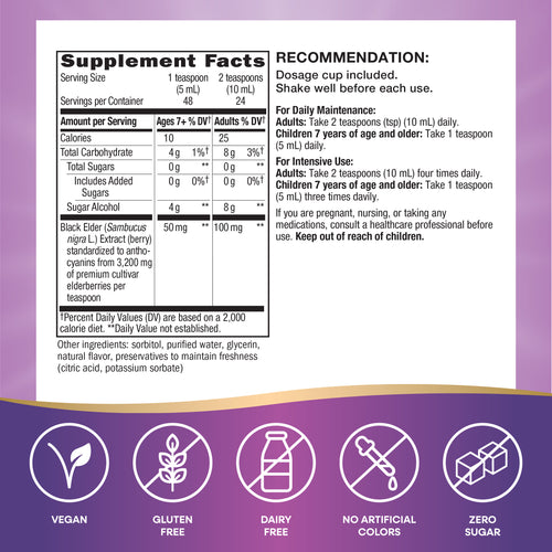 Nature's Way® | Sambucus Zero Sugar Traditional Immune Syrup Sku:6971