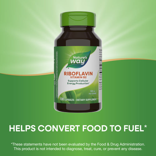 Nature's Way® | Riboflavin Vitamin B2 Sku:40421