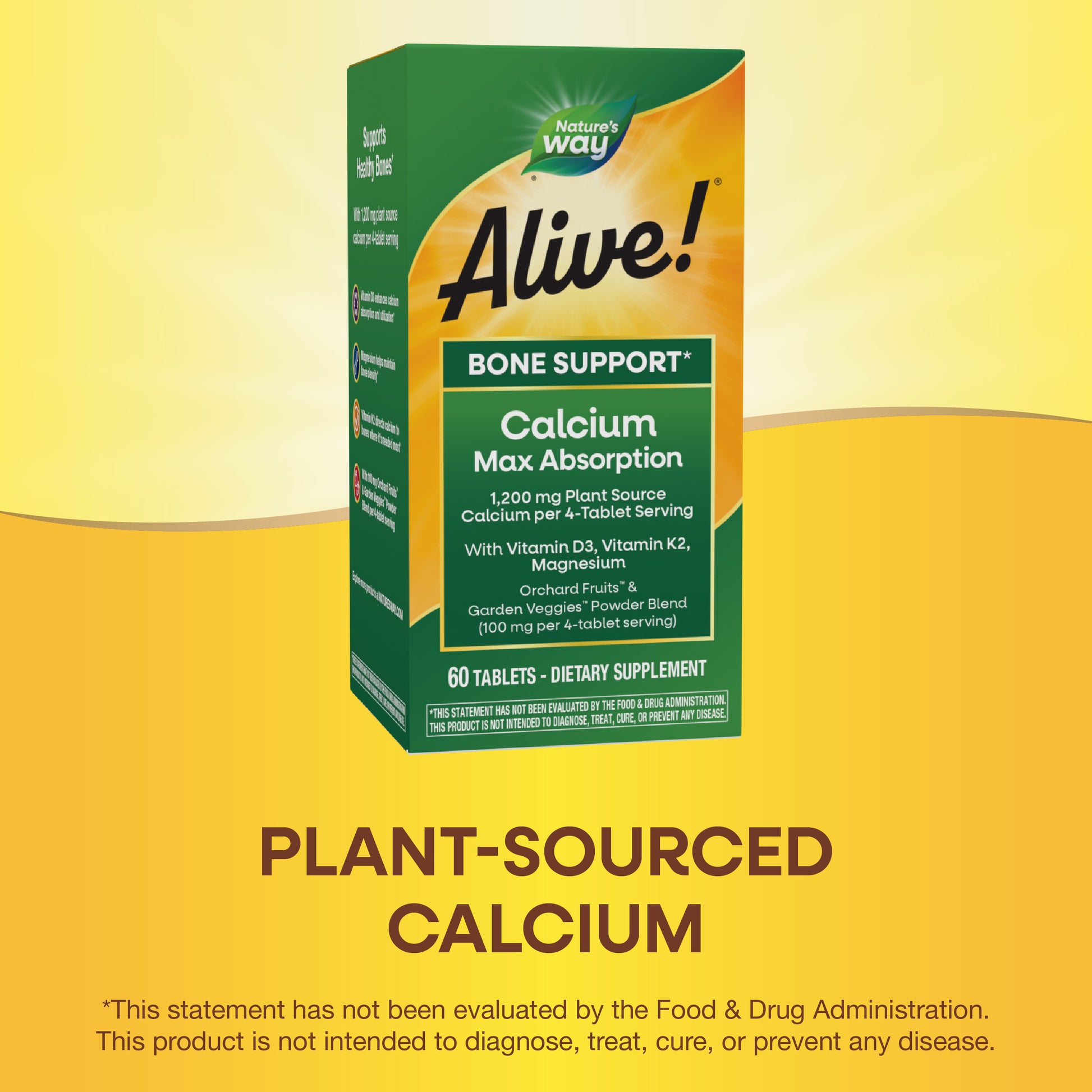 Nature's Way® | Alive!® Calcium Bone Support