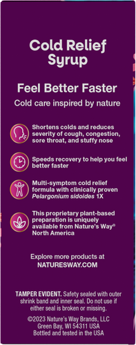 Nature's Way® | Umcka® ColdCare Syrup Sku:15273