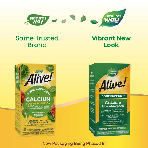 Nature's Way® | Alive!® Calcium Bone Support Sku:15838