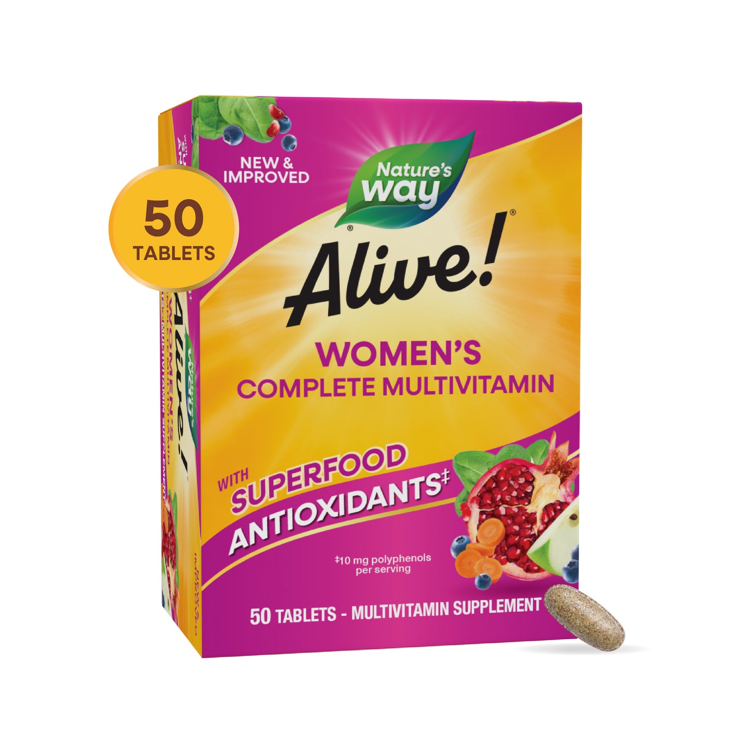 <{%MAIN8_13663%}>Nature's Way® | Alive!® Women's Complete Multivitamin