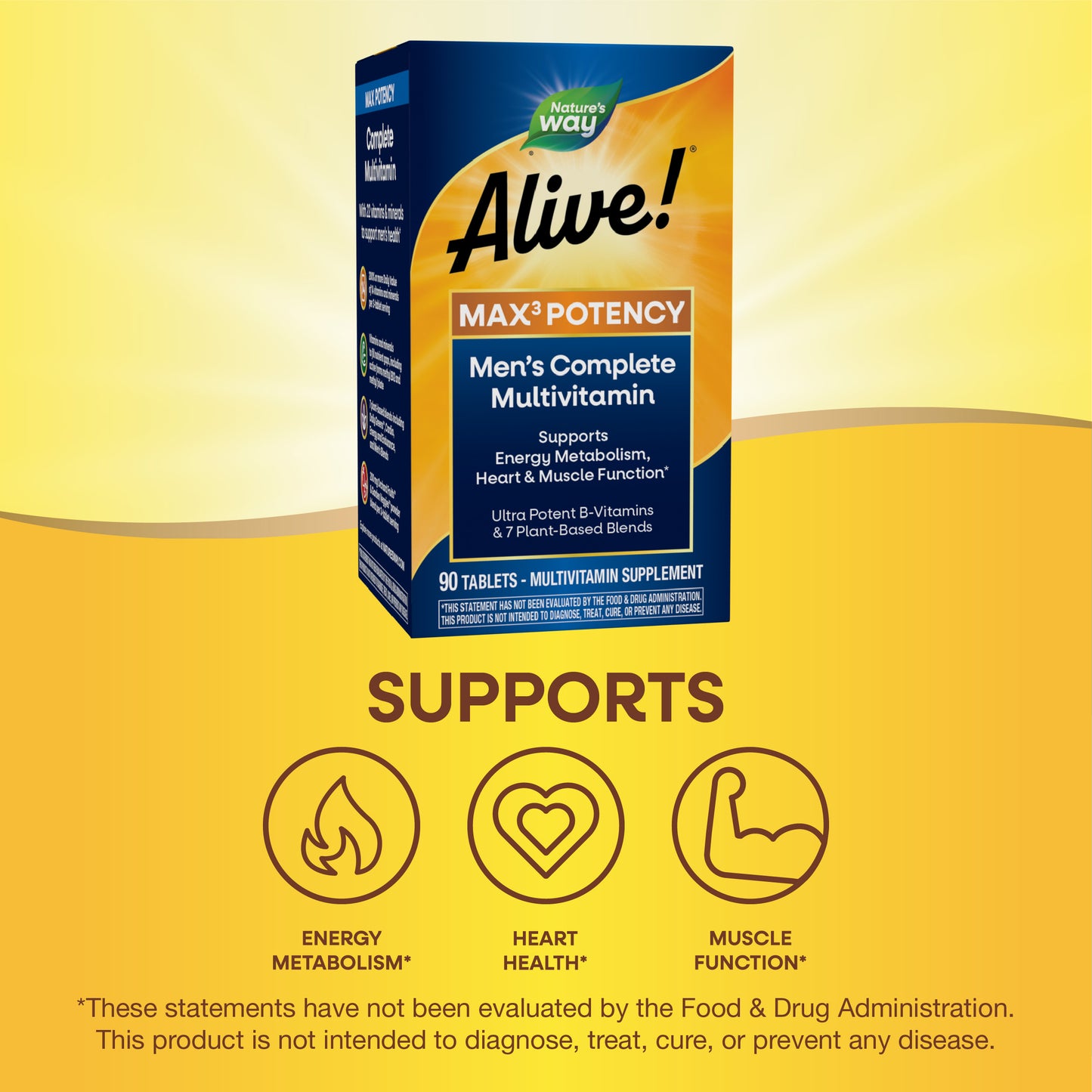 <{%MAIN6_15542%}>Nature's Way® | Alive!® Men's Max3 Daily Multivitamin