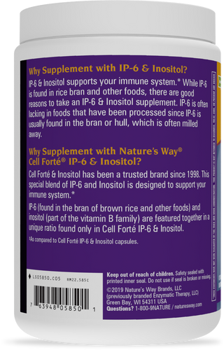 Nature's Way® | Cell Forté® IP-6 & Inositol Ultra-Strength‡ Powder Sku:05850