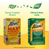 Alive! Max6 Max Potency Daily Multivitamin-No Added Iron - package updates old to new Sku:15092