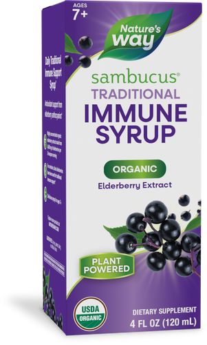 Natures's Way Sambucus Organic Elderberry Syrup Sku:15796