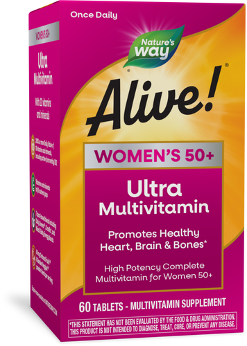 Natures's Way Alive!® Women's 50+ Ultra Multivitamin Sku:15692