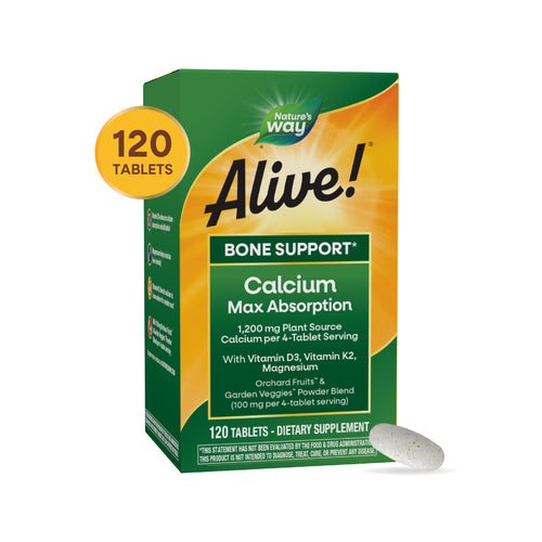 Nature's Way® | Alive!® Calcium Bone Support Sku:15839