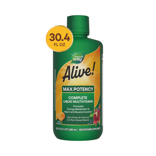 Nature's Way® | Alive!® Max Potency Liquid Multivitamin Sku:15395