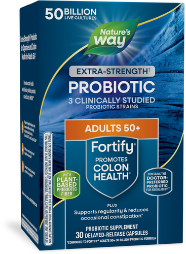 Natures's Way Fortify® 50 Billion Daily Probiotic Adults 50+ Sku:11582