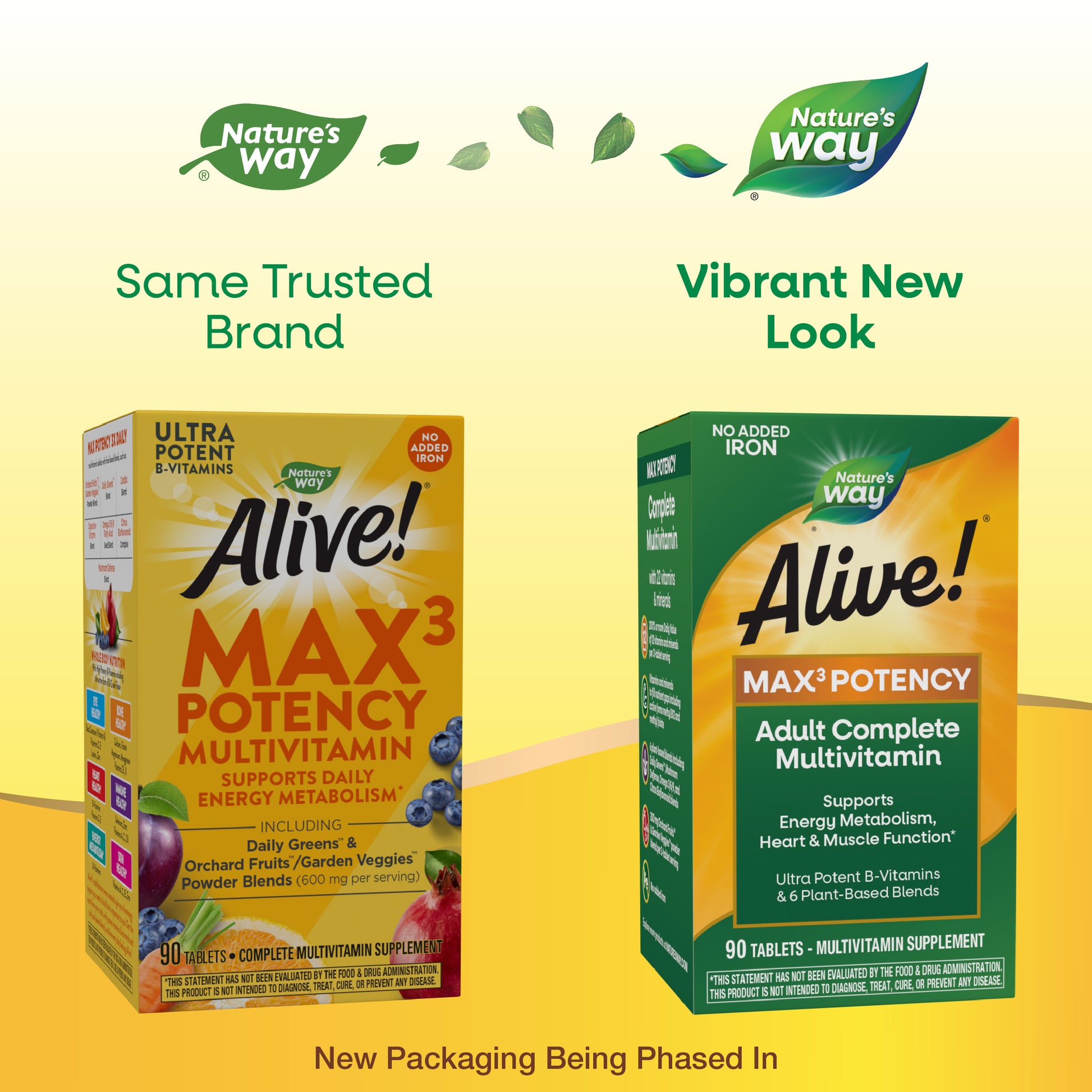 Nature's Way® | Alive!® Max3 Daily Multivitamin (No Iron)