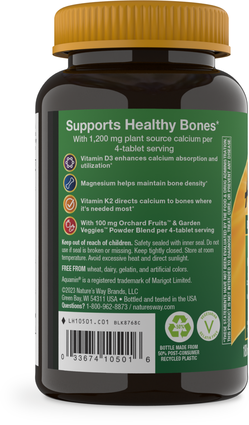 <{%MAIN3_10501%}>Nature's Way® | Alive!® Calcium Bone Support