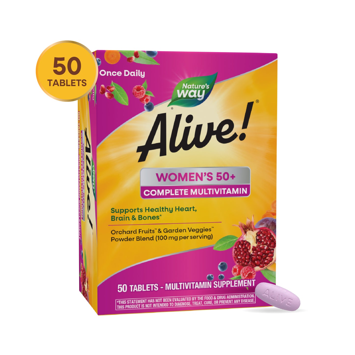 <{%MAIN8_13662%}>Nature's Way® | Alive!® Women's 50+ Complete Multivitamin