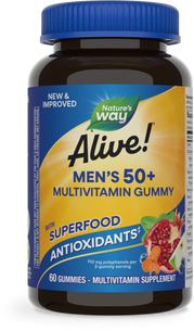 <{%PRIMARY_15902%}>Nature's Way® | Alive!® Men's 50+ Gummy Multivitamin