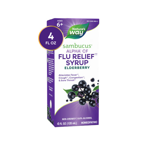 Nature's Way® | Sambucus Flu Relief Syrup Sku:15803