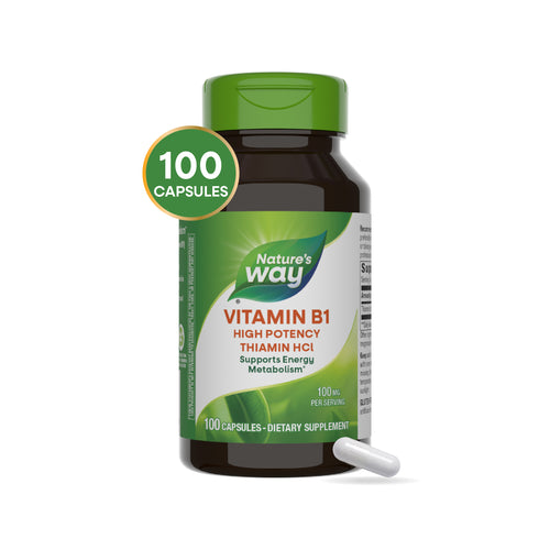 Nature's Way® | Vitamin B1 High Potency Thiamin HCl Sku:40411