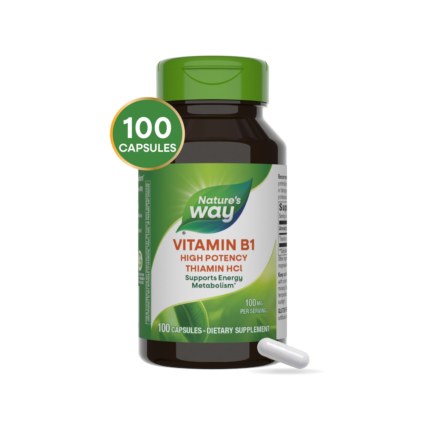 <{%MAIN7_40411%}>Nature's Way® | Vitamin B1 High Potency Thiamin HCl