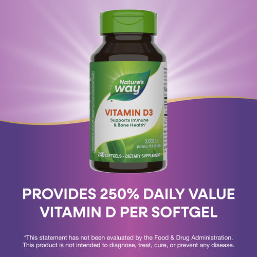 Nature's Way® | Vitamin D3 Sku:15604