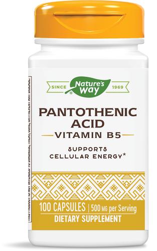 Natures's Way Pantothenic Acid Vitamin B5 Sku:40491