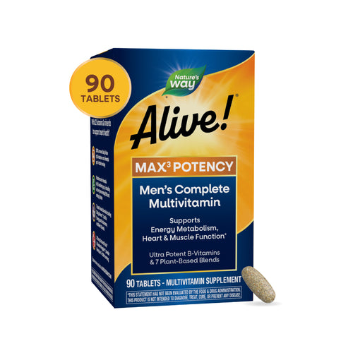 Nature's Way® | Alive!® Men's Max3 Daily Multivitamin Sku:15542