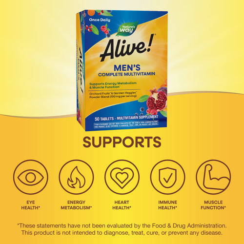 Nature's Way® | Alive!® Men's Complete Multivitamin Sku:13660