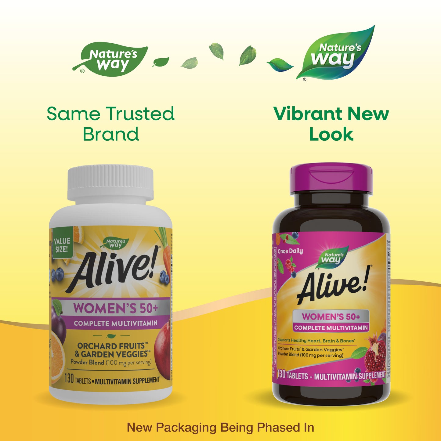 <{%MAIN1_14210%}>Nature's Way® | Alive!® Women's 50+ Complete Multivitamin