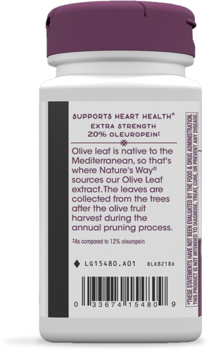 Nature's Way® | Olive Leaf Premium Extract 20% Oleuropein Sku:15480