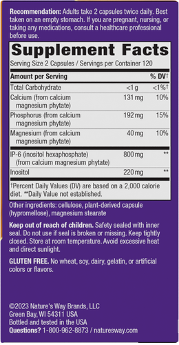 Nature's Way® | Cell Forté® IP-6 & Inositol Sku:05800