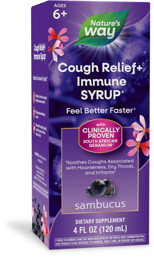 Natures's Way Sambucus Cough Relief + Immune Syrup Sku:13673