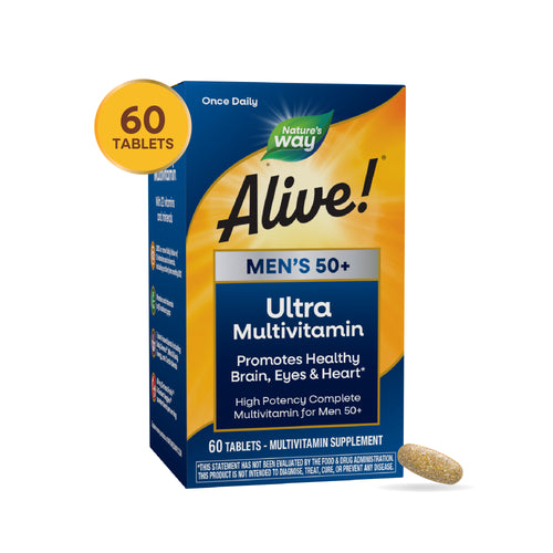 Nature's Way® | Alive!® Men's 50+ Ultra Multivitamin Sku:15691