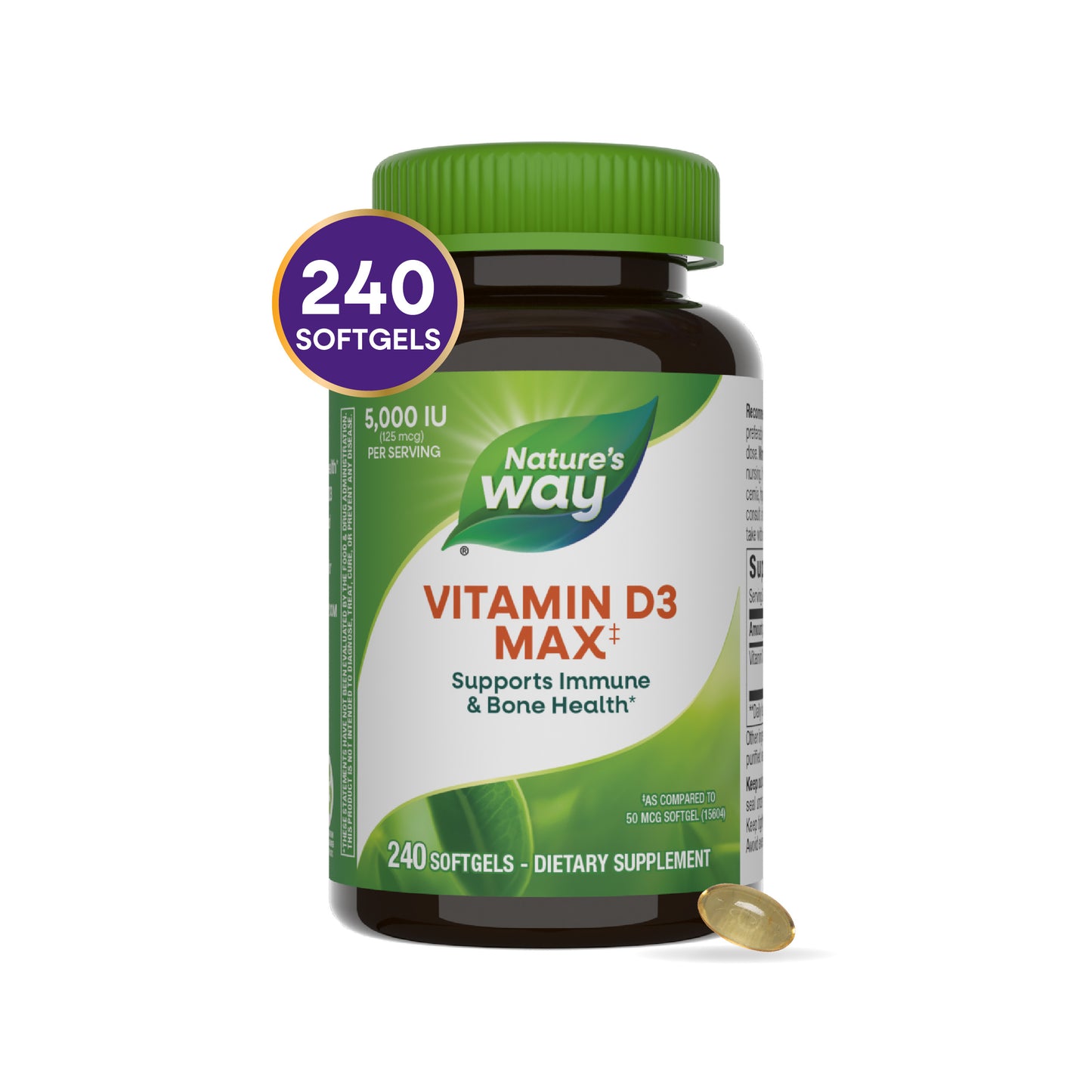 <{%MAIN2_15836%}>Nature's Way® | Vitamin D3 Max‡