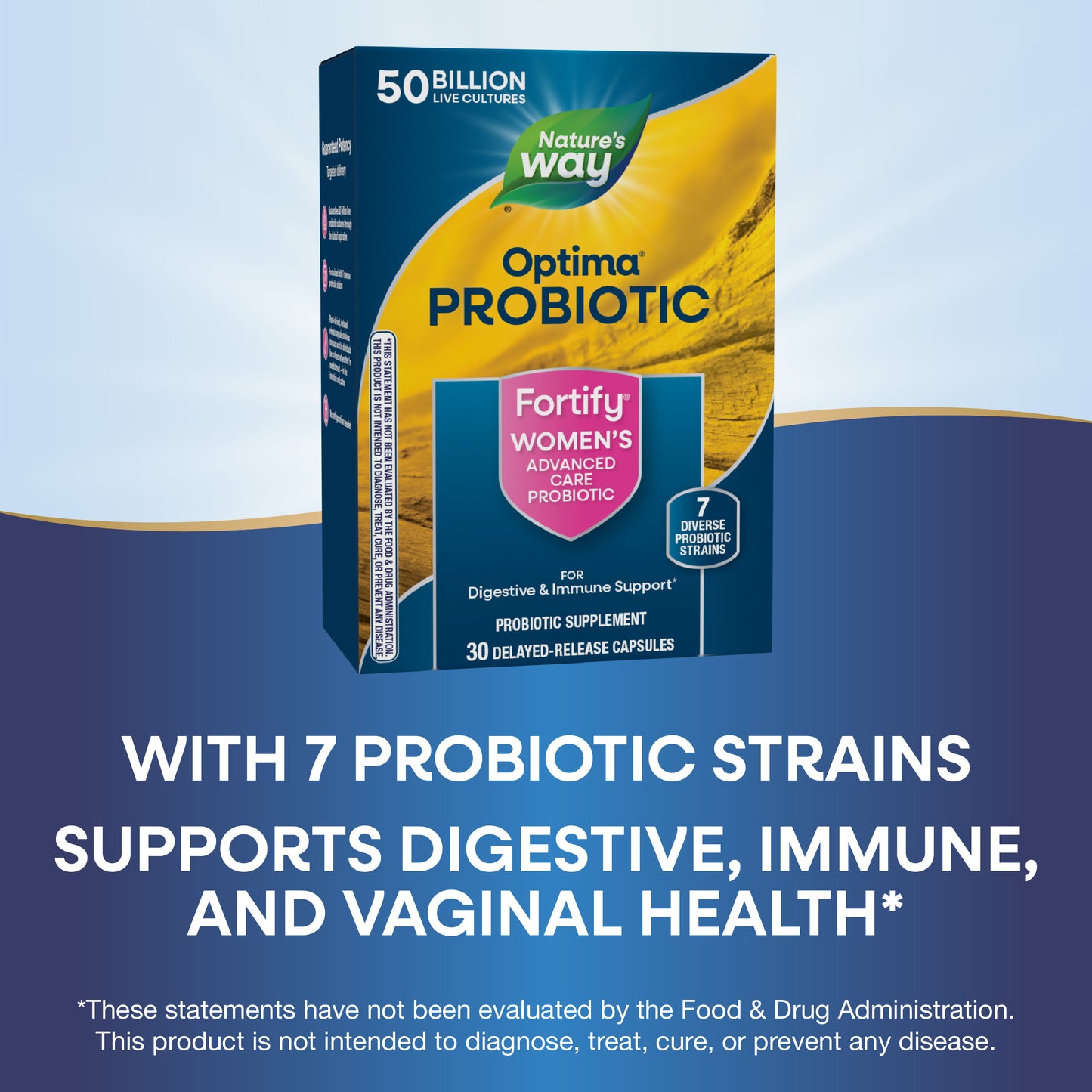 <{%MAIN6_10336%}>Nature's Way® | Fortify® Optima® Women's 50 Billion Probiotic