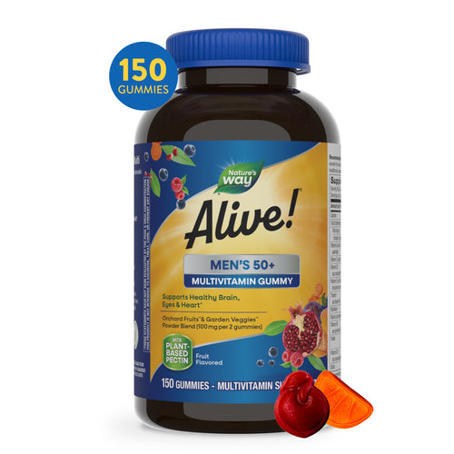 Nature's Way® | Alive!® Men's 50+ Gummy Multivitamin Sku:14067