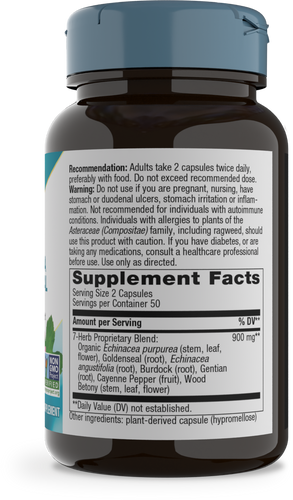 Echinacea Goldenseal Premium Blend - right side of pack Sku:415