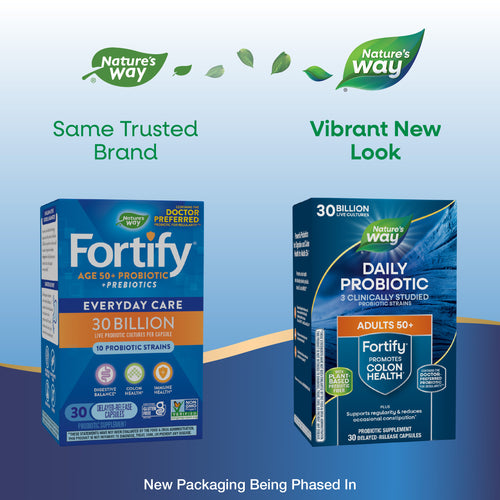 Nature's Way® | Fortify® 30 Billion Daily Probiotic Adults 50+ Sku:10293