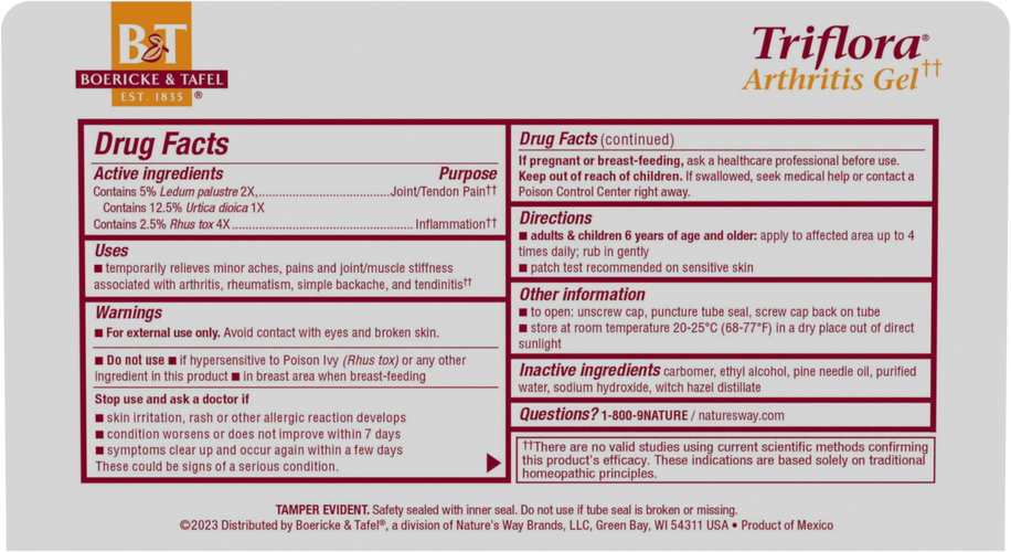 Nature's Way® | Boericke & Tafel® Triflora® Gel Sku:21825297