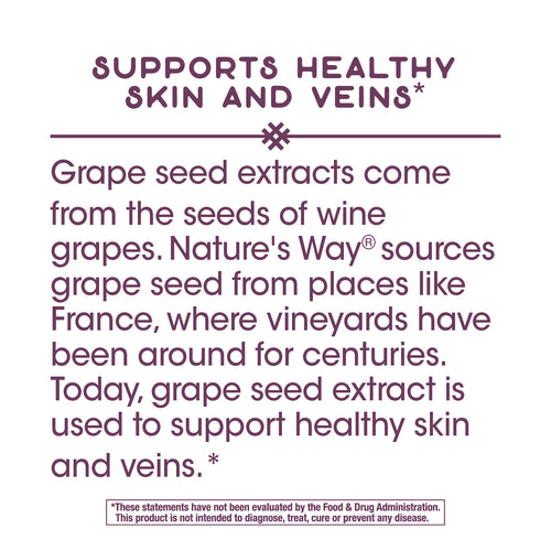 Nature's Way® | Grape Seed Sku:14320