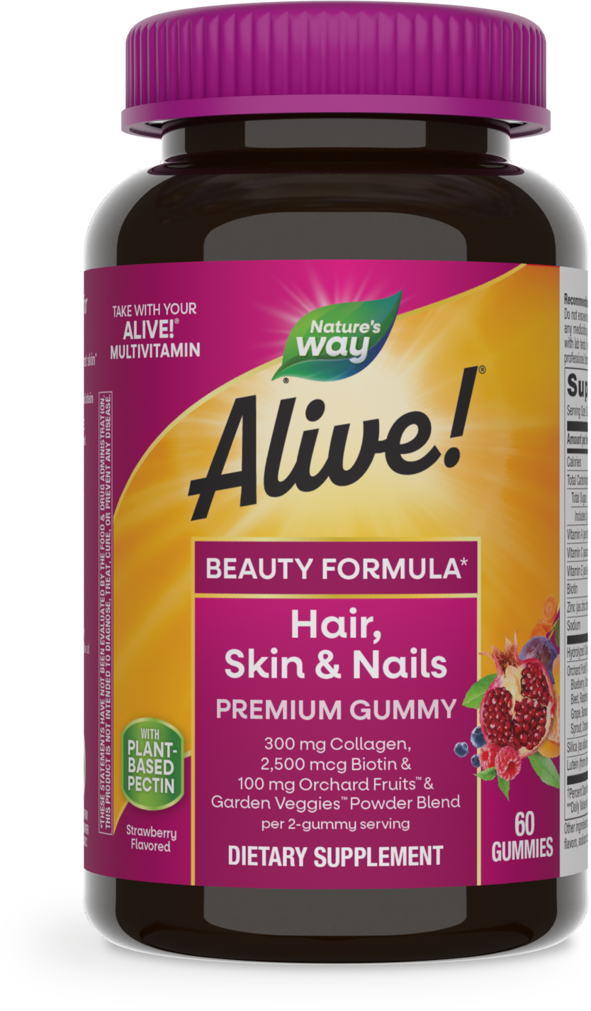 Nature's Bounty Hair, Skin & Nails with Biotin and Collagen,  Citrus-Flavored Gummies Vitamin Supplement, Supports Hair, Skin, and Nail  Health for Women, 2500 mcg, 80 Count - Walmart.com