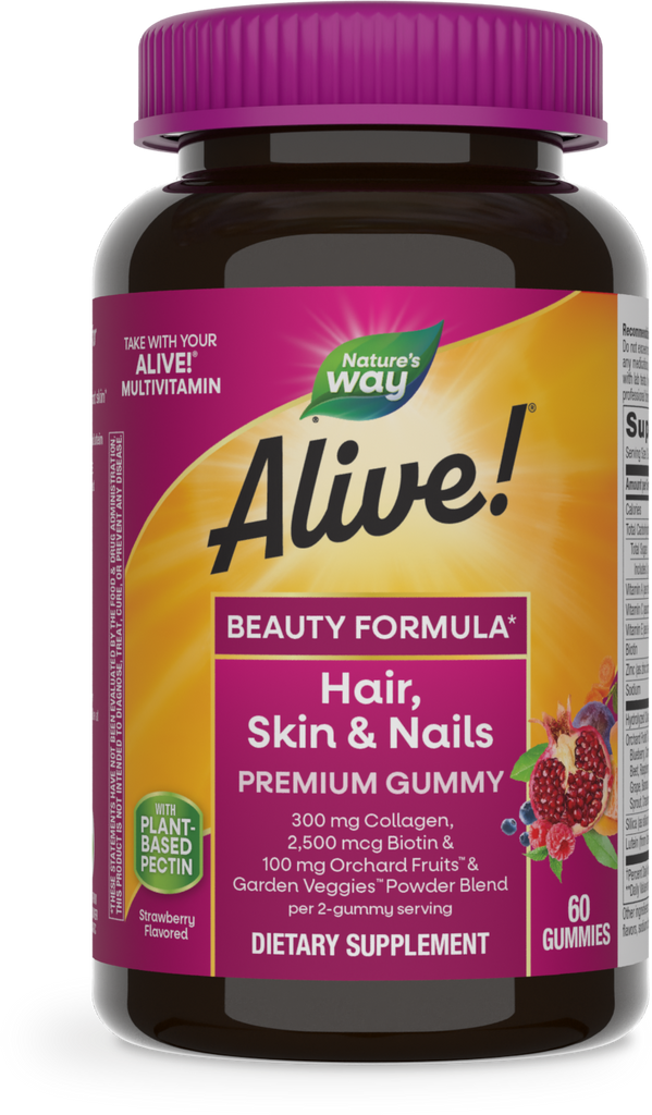 Alive!® Premium Hair, Skin & Nails Gummies