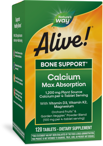 Natures's Way Alive!® Calcium Bone Support Sku:15839