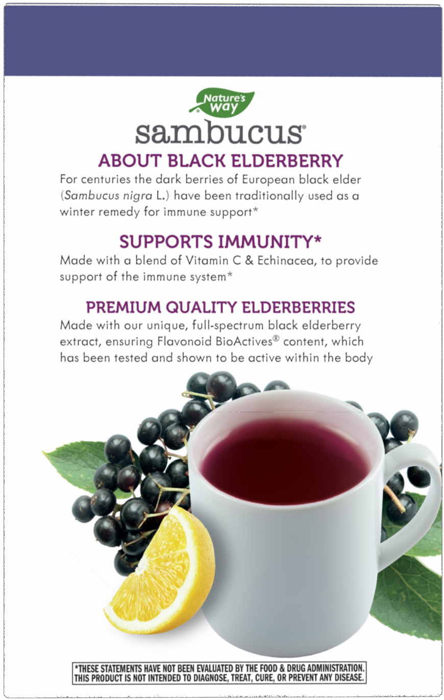 <{%MAIN2_12087%}>Nature's Way® | Sambucus Hot Drink Mix