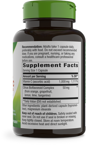 Nature's Way® | Vitamin C with Bioflavonoids Extra Strength‡ Sku:15464