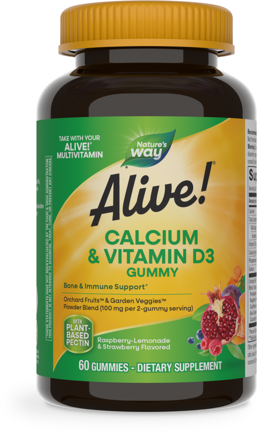 Alive!® Calcium + D3 Gummies