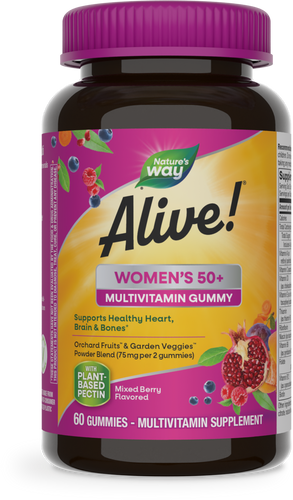 Natures's Way Alive!® Women's 50+ Gummy Multivitamin Sku:15904