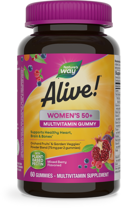 Alive!® Women's 50+ Gummy Multivitamin