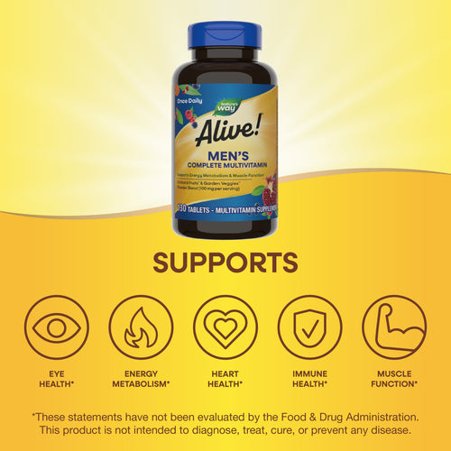 Nature's Way® | Alive!® Men's Complete Multivitamin Sku:13716