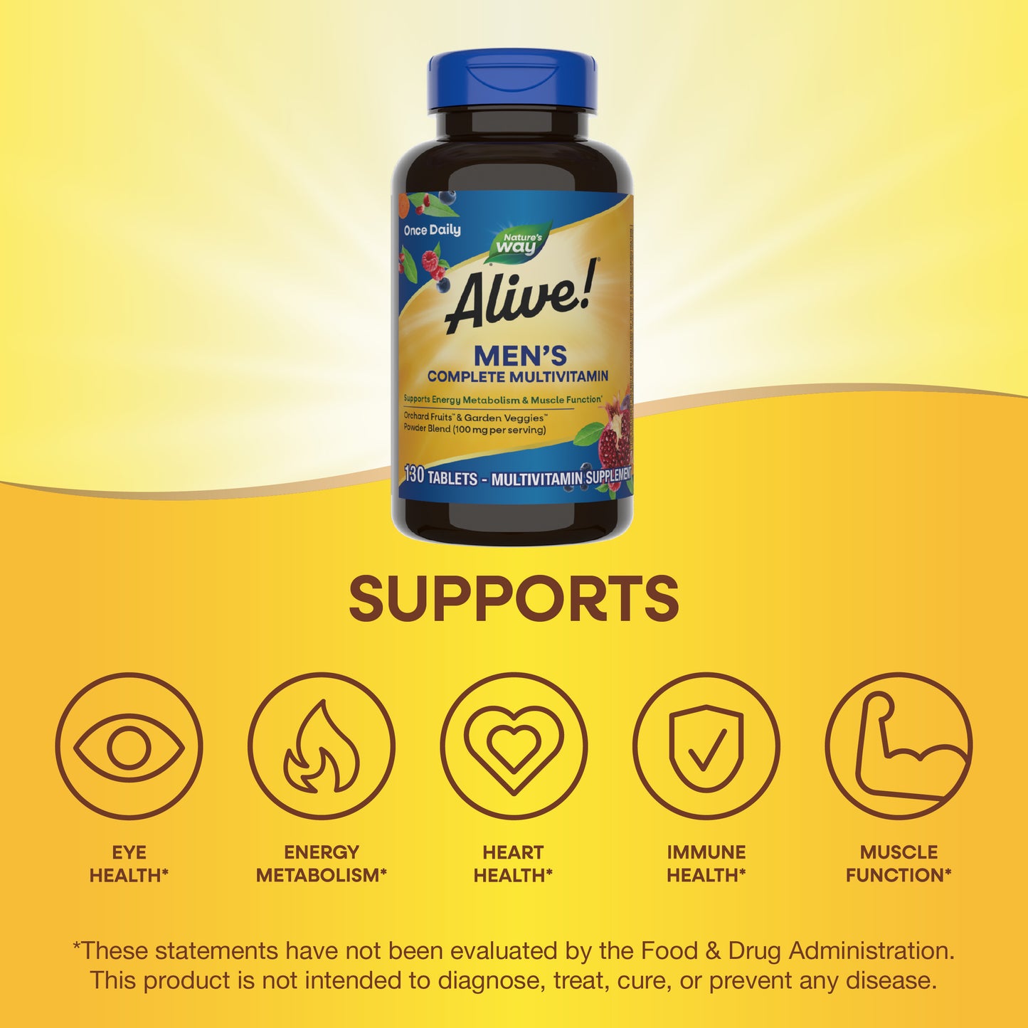 <{%MAIN5_13716%}>Nature's Way® | Alive!® Men's Complete Multivitamin