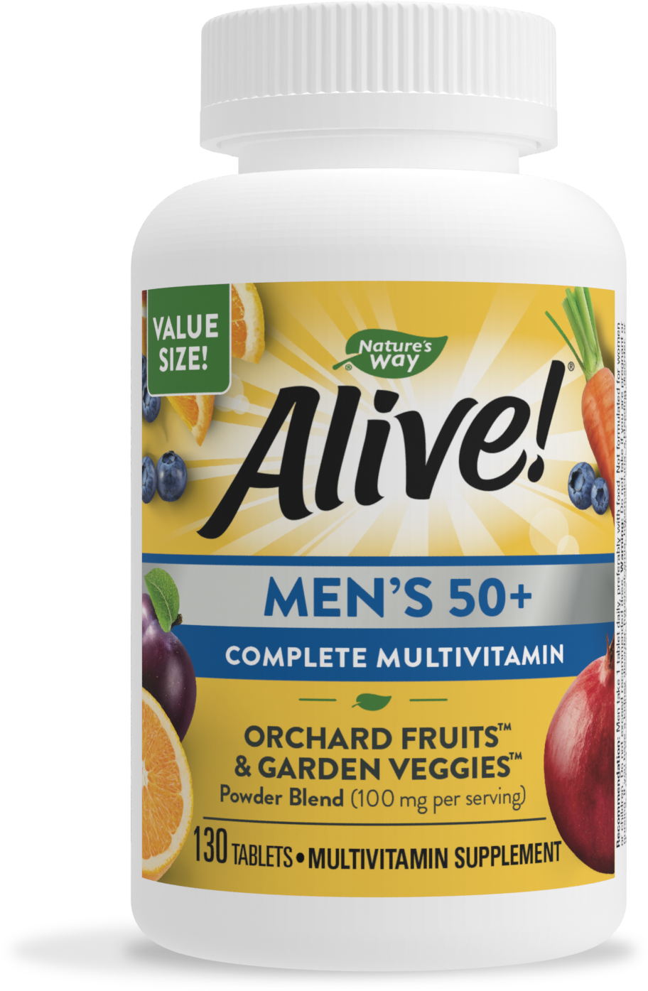 Alive!® Men’s 50+ Multivitamin
